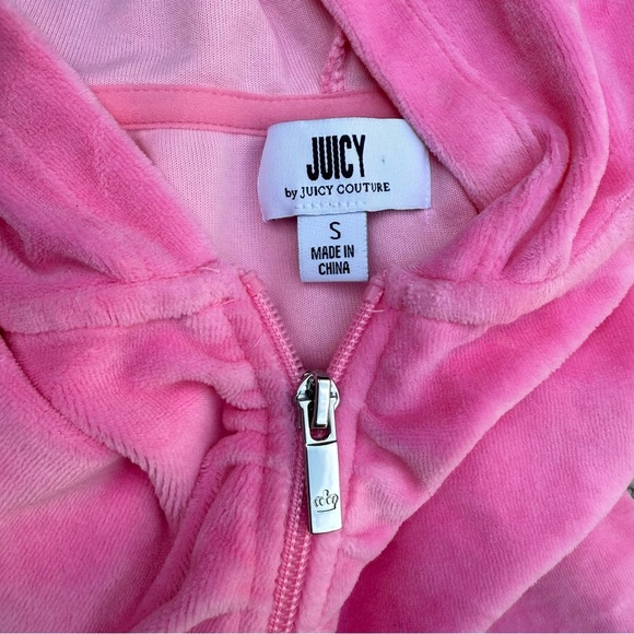 Juicy couture Pink Hooded Zip-Up Jacket - Picture 3 of 3